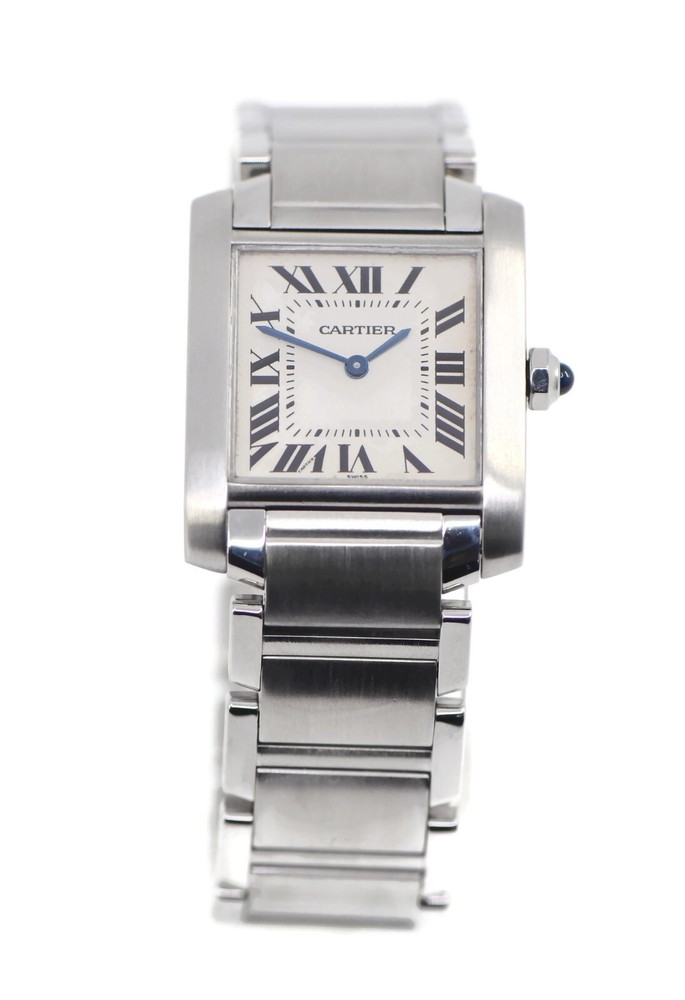 Cartier Tank Midsize Stainless Steel Watch W51003Q3