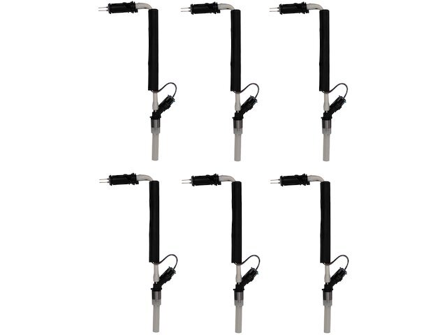 TRQ Fuel Injector Set fits Chevy P30 1996-1999 4.3L V6 49TCVP