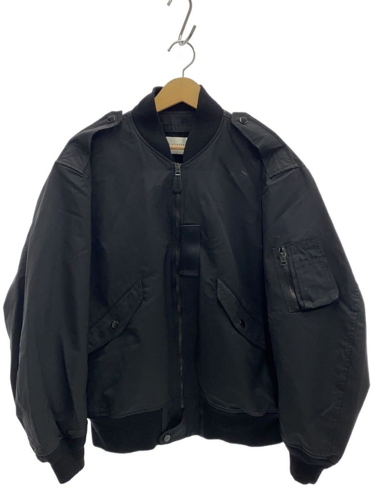 Ciota Flight Jacket/5/Cotton/Blk/Plain/Bzlm-105M// 3394