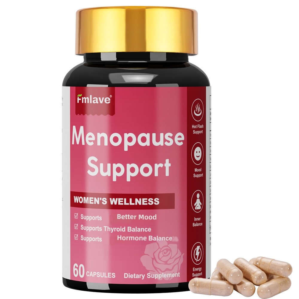 Hormone Estrogen Balance Menopause PMS Relief Pills Hot Flashes Supplement 60pcs
