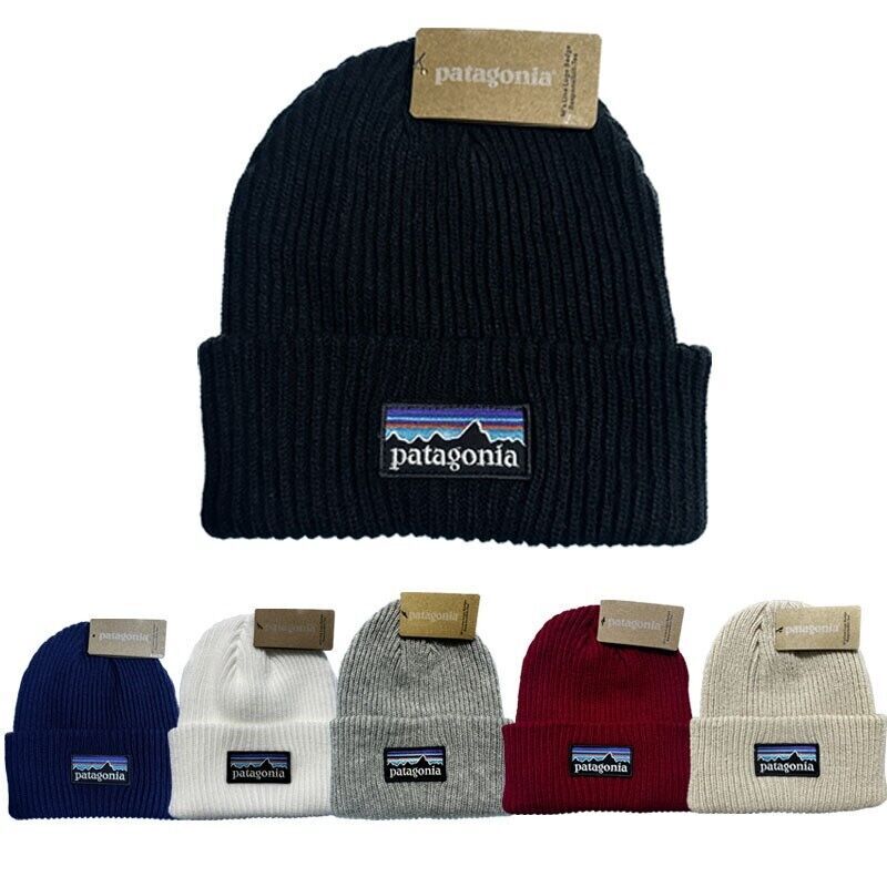 Unisex Patagonia trending Knit Cuffed Beanie cap Knitted hat Skiing Warm Hat