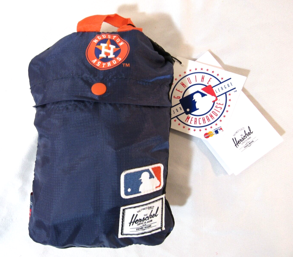 Houston Astros MLB Herschel Supply Co Packable Daypack Backpack