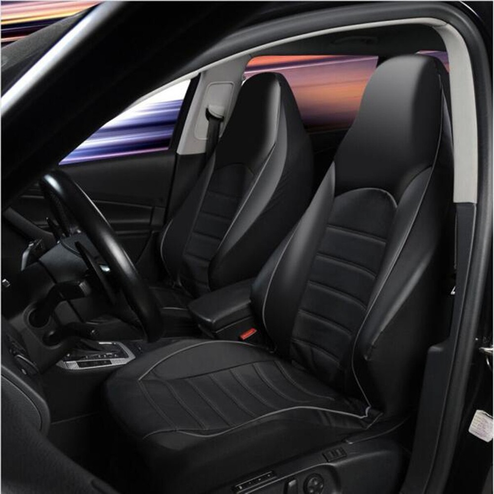 High Back Bucket Seat Car Front Seat Covers Protector Accessory Fit Sedans SUV