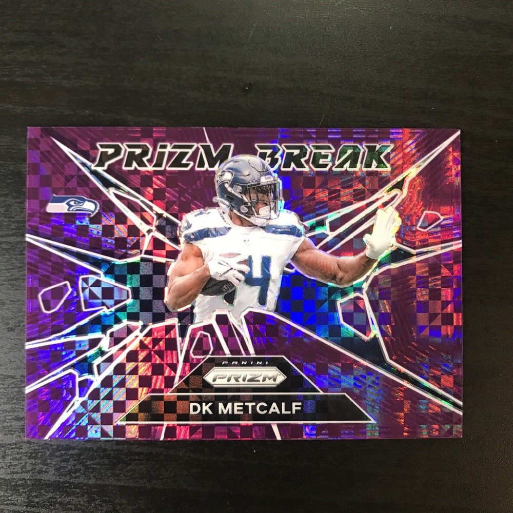 2024 Prizm DK Metcalf #5 Purple Power Prizm 36/49 Prizm Break Seattle Seahawks