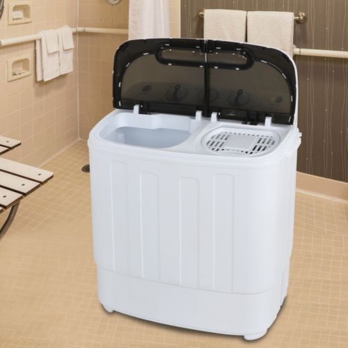 Segawe GSD-H01-1568A 13lb Compact Mini Washing Machine in White