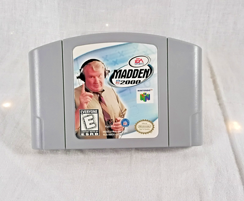 Madden NFL 2000 N64 Game Cartridge Only 2000 Edition