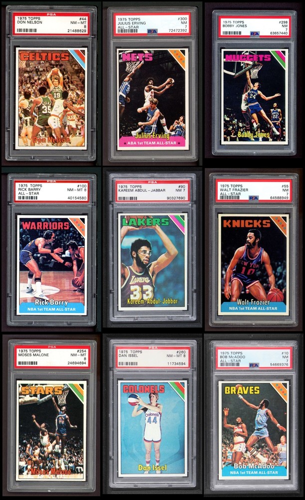 1975-76 Topps Basketball Complete Set 7 in Near Mint Condition 6910707