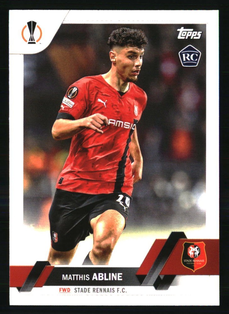 Matthis Abline 2022-23 Topps UEFA Club  1st Edition #167 SOCCER Card