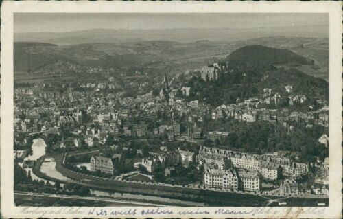 Ansichtskarte Marburg Lahn Blick auf Spiegelslust (b146)