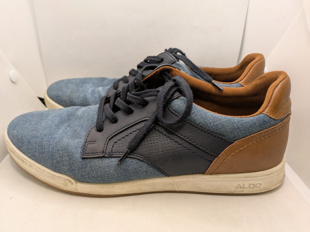 Aldo Tacitus Sneakers Men’s Size 9.5 Blue EUC