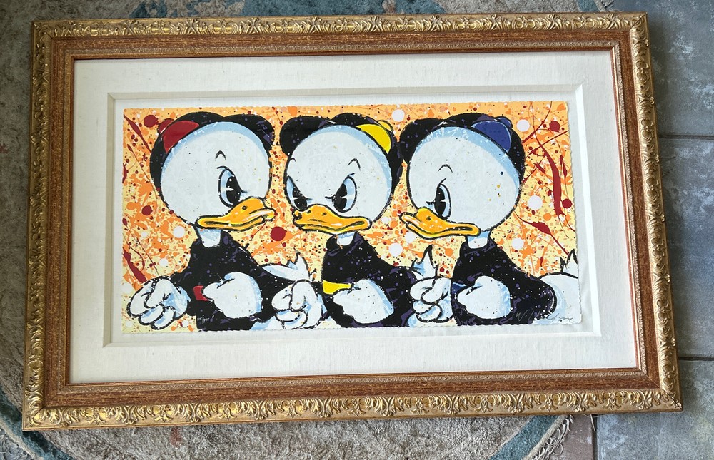 Disney David Willardson Huey Dewey Louie Get Your Ducks In A Row Art