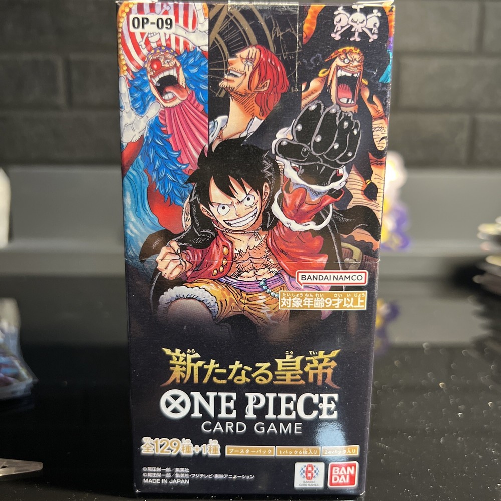 **Sealed Japanese OP-09 One Piece Card The Four Emperors Booster Box** US Seller