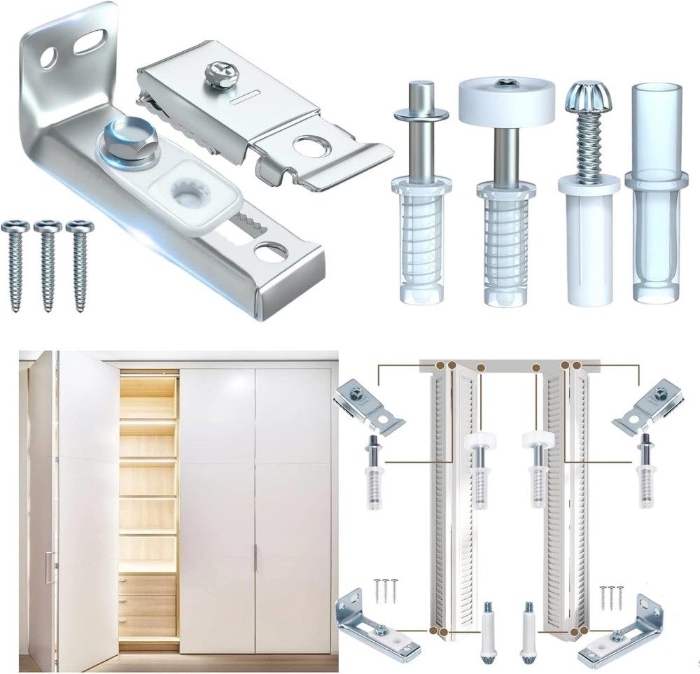 Bifold Door Hardware Repair Kit Ideal Replacement Parts for Bi - Fold & Sliding