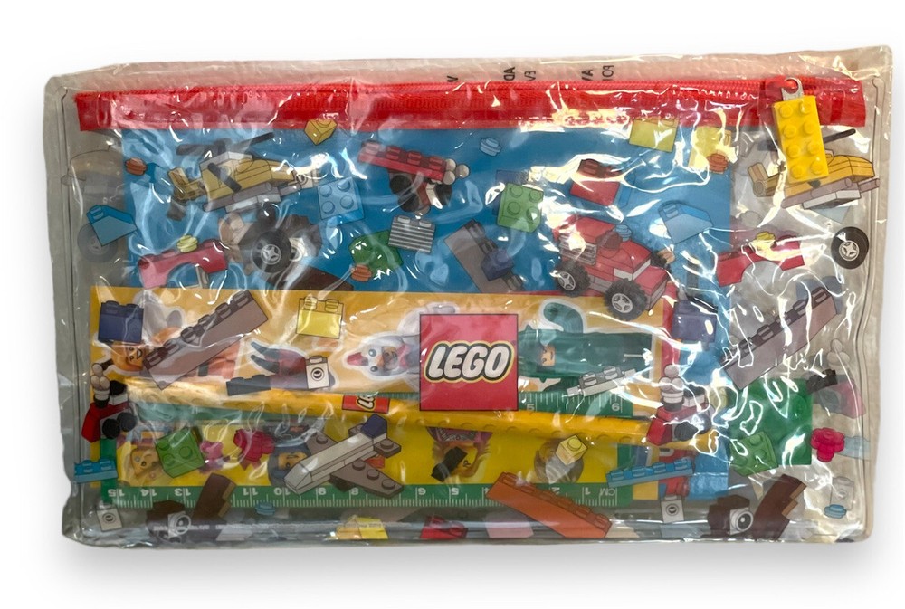 Lego Back To School 7-Piece Stationery Set with Pencil Pouch Ruler Eraser and Notebook-image