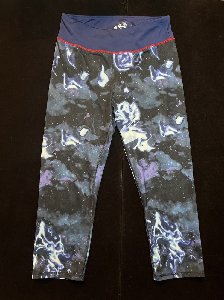 DC Comics Superman Capri Crop Leggings Her Universe Officially Licensed Size L