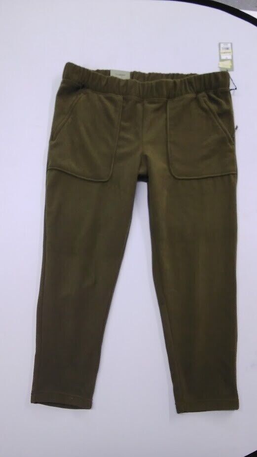 Regular Fit Tapered Polar Fleece Jogger Pants - Goodfellow & Co Forest Green XL.