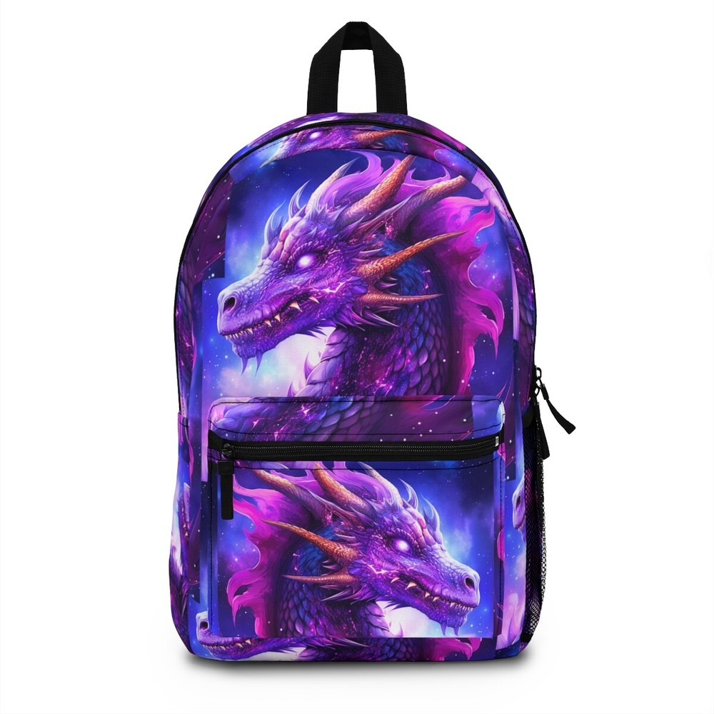 Dragon Profile Unisex Backpack - Perfect Gift for Backpackers & School Students  -image