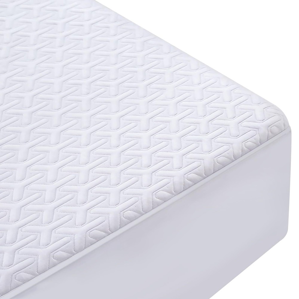 Premium 100% Waterproof Queen Mattress Protector,4D Air Cooling 300GSM Queen ...