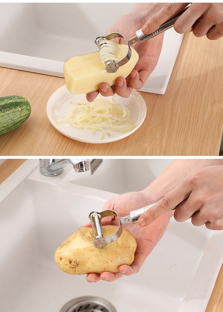 Potato Peeler Stainless Steel Popular Slicer Julienne Cutter Parer Vegetable 马铃薯