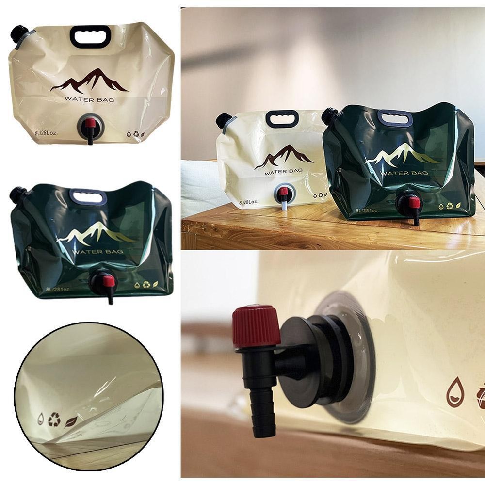 8L Outdoor Portable Folding Water Storage Bag for Camping Travel Picnic