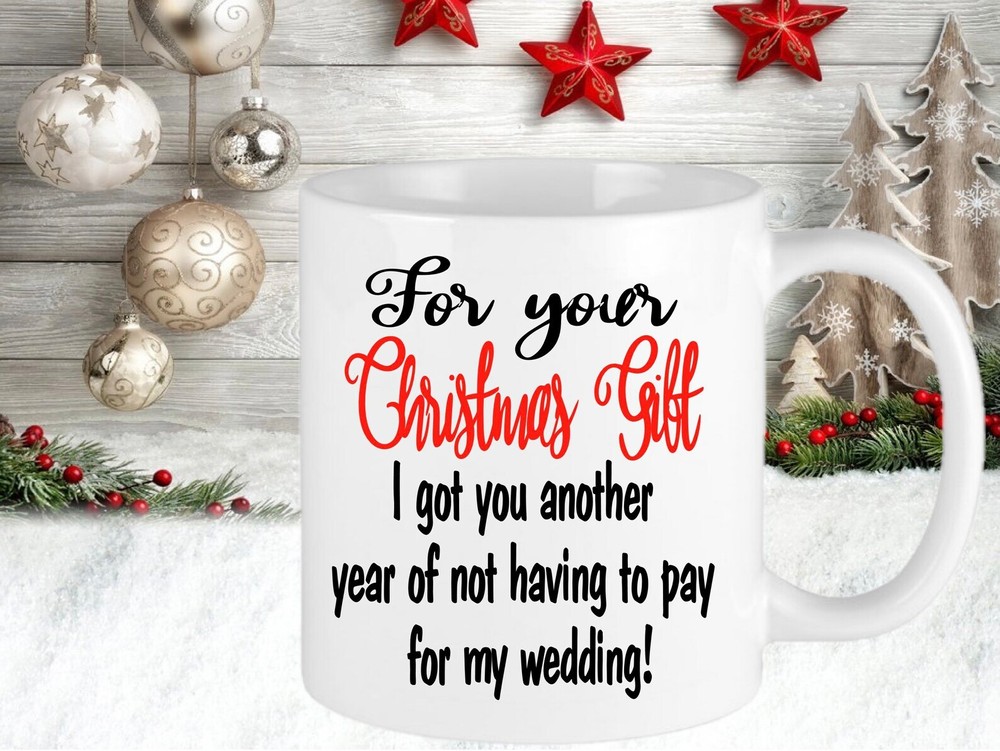 Christmas Personalised Funny No Wedding Mug Gift Present Hot Chocolate Tea