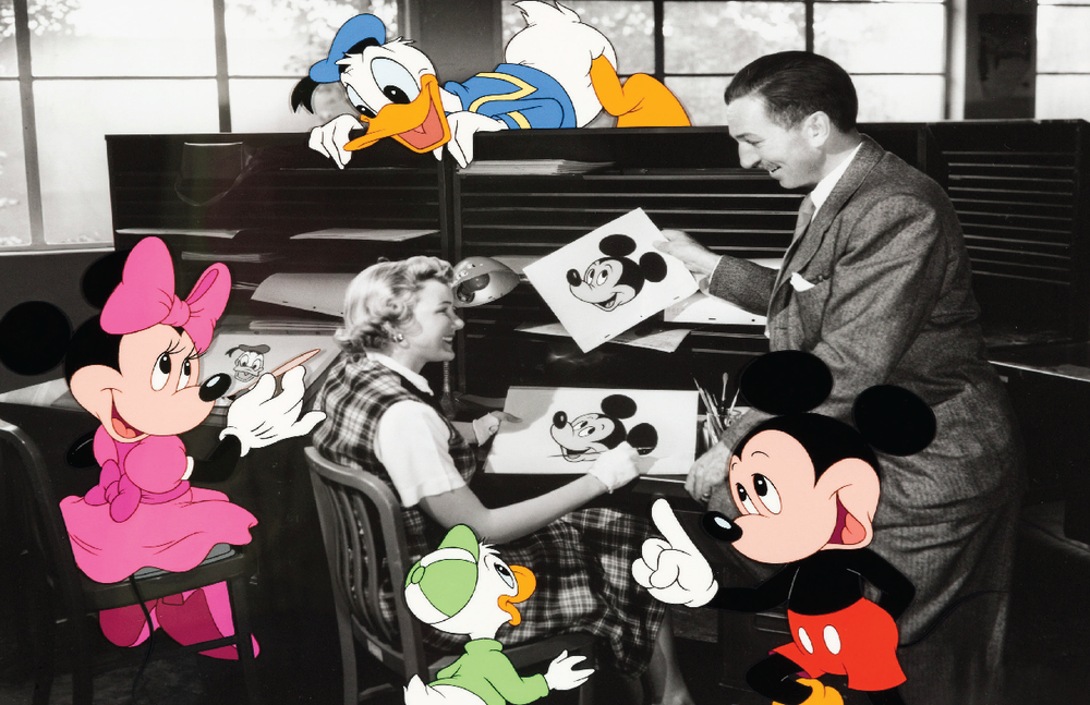 Disney Minnie Mouse Mickey 13x19 Satin Finish Poster Art Print