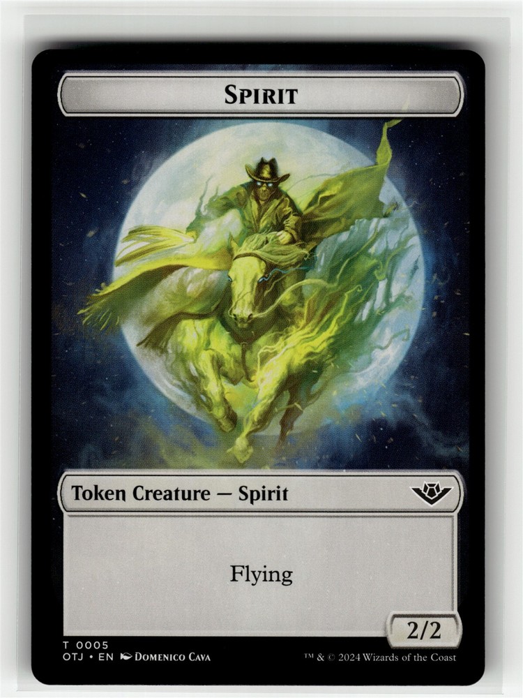 SPIRIT TOKEN Outlaws of Thunder Junction #5 OTJ(NM+)(MTG)