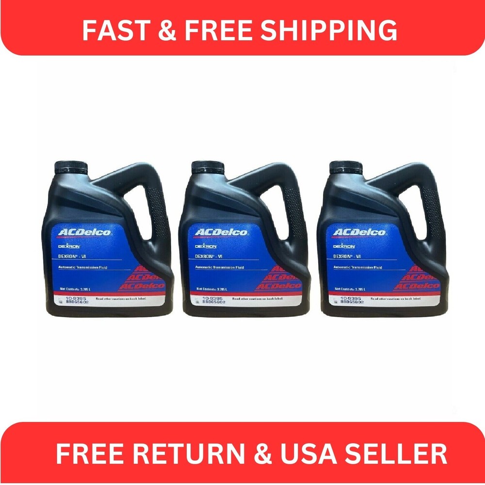 ACDelco DEX-VI Full Synthetic Automatic Transmission Fluid 3-Pack-image