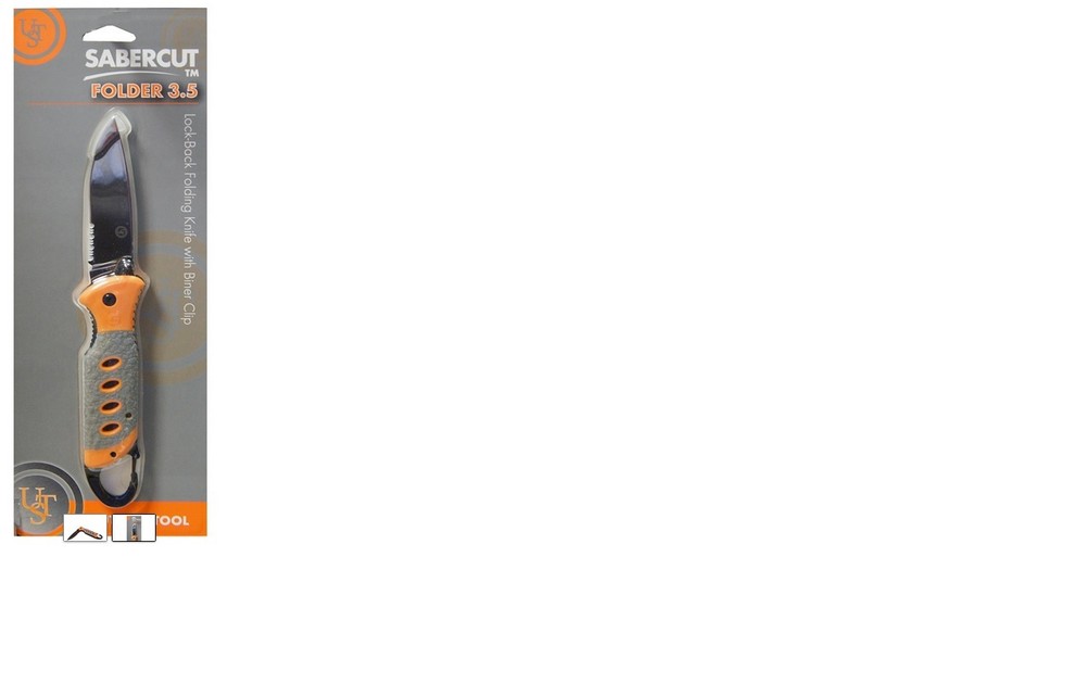 Ultimate Survival 20-51163-1-08 Folder 3.5 Orang, highquality steel knive, NEW