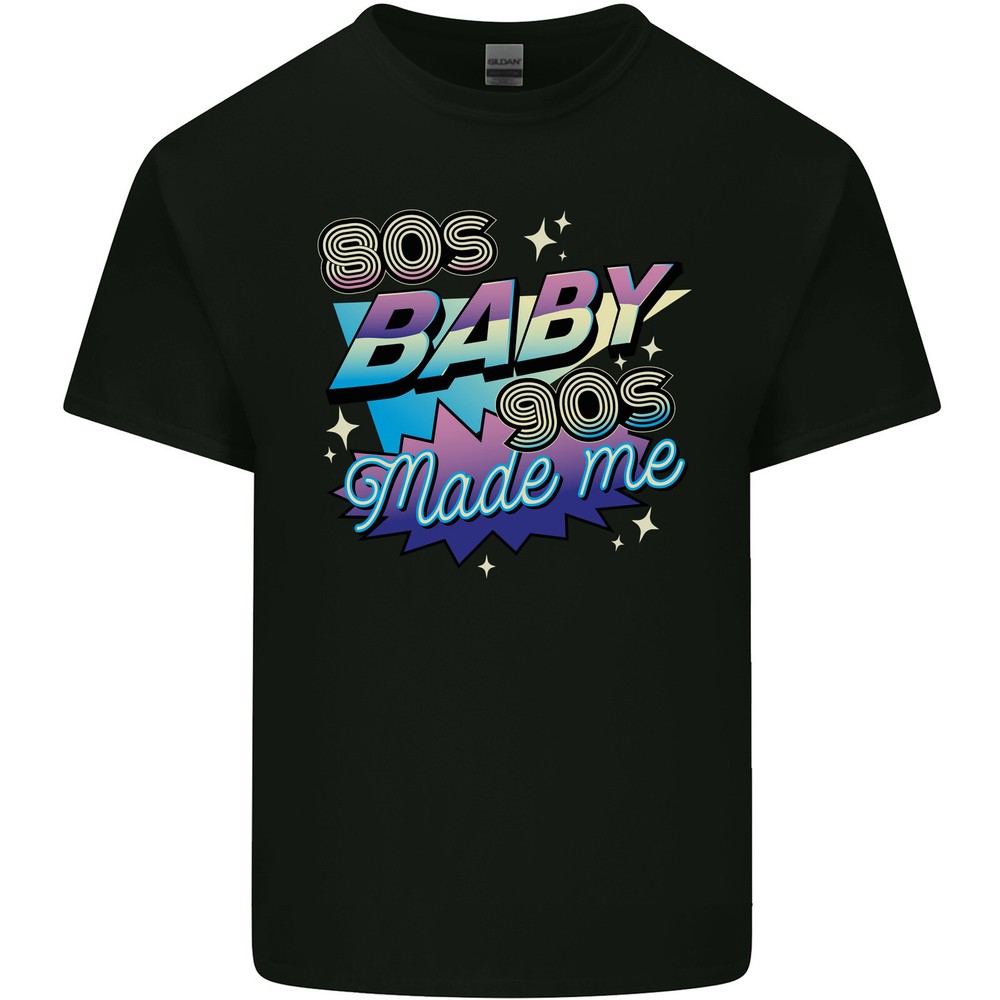 80s Baby 90s Made Me Music Pop Rock Mens Light Cotton T-Shirt