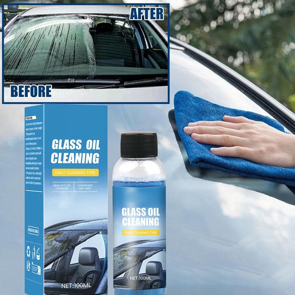 Car Glass Oil Film Cleaner Removal Cream Paste Windshield WaterSpot Remover Best