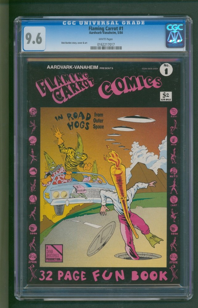 Flaming Carrot 1 CGC 9.6 W 1984 | Aardvark-Vanaheim