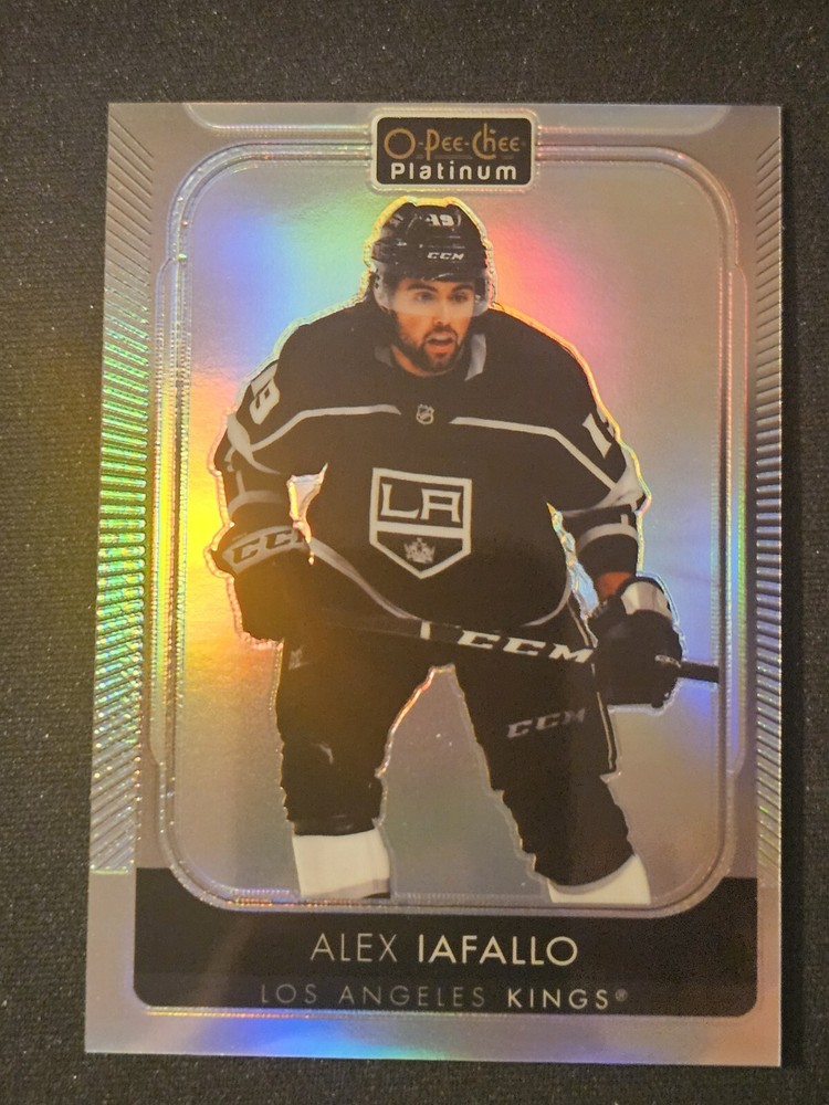 Alex Iafallo 21-22 OPC Platinum Rainbow Variant Hockey Card