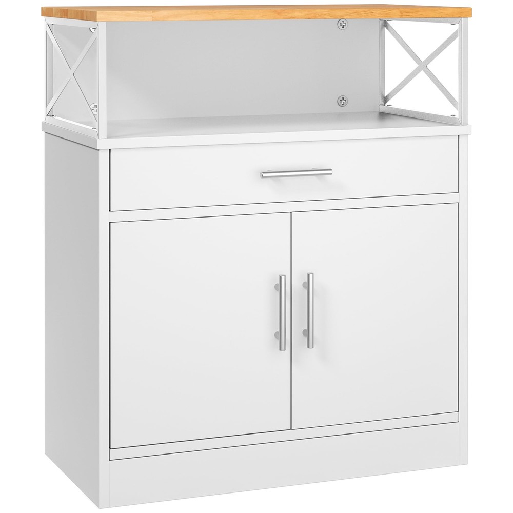 Modern Kitchen Buffet Cabinet with Adjustable Shelves for Storage