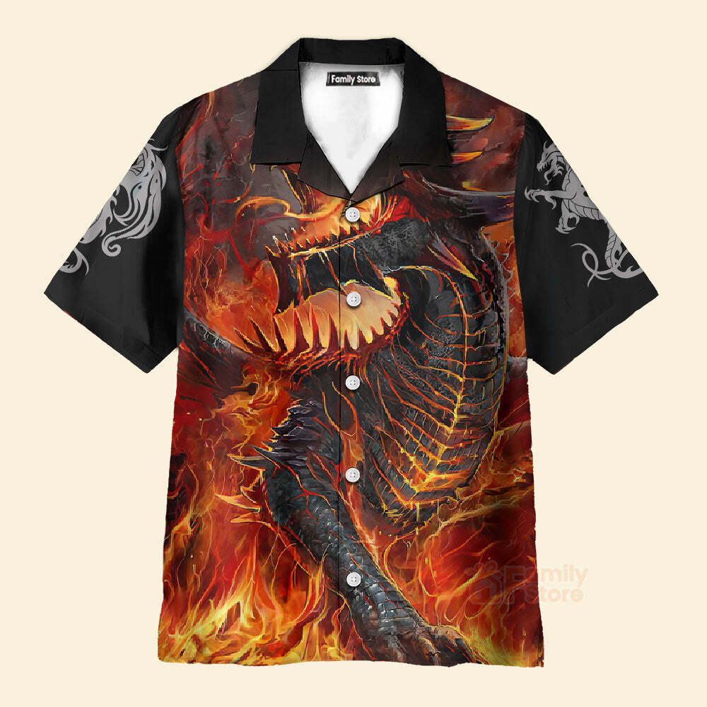 Love Dragon Hawaiian Shirt For Men - US Size Summer Style - Vibrant New Design
