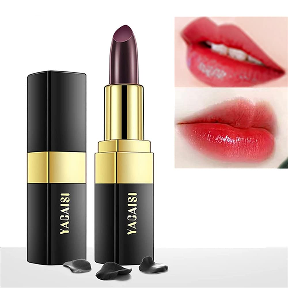 Black Magic Color-Changing Lipstick - Moisturizing Long-Lasting Lip Stain Gloss