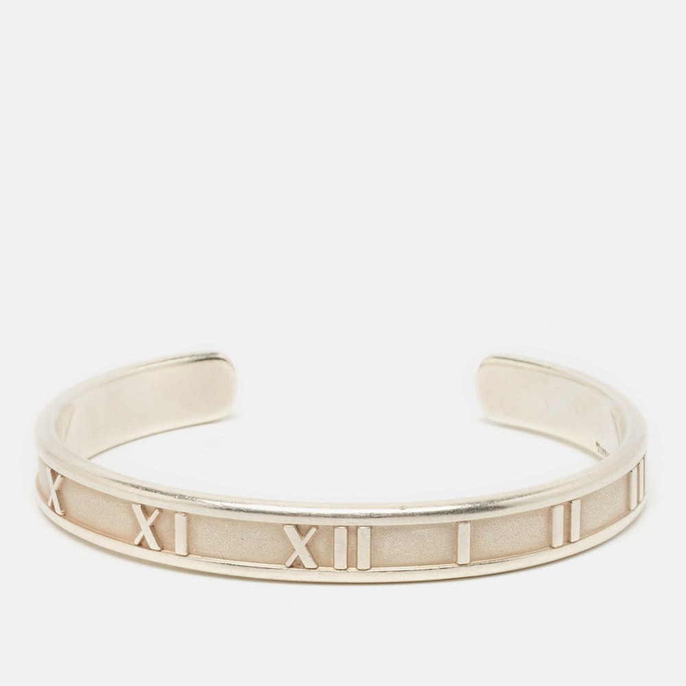 Tiffany & Co. Atlas Sterling Silver Open Cuff Bracelet