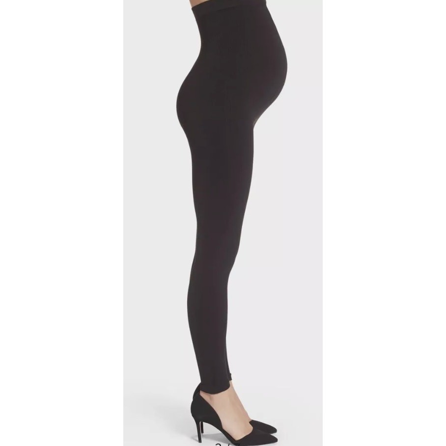 Spanx Mama Look At Me Now Maternity Leggings Size 1X Very Black 20134P