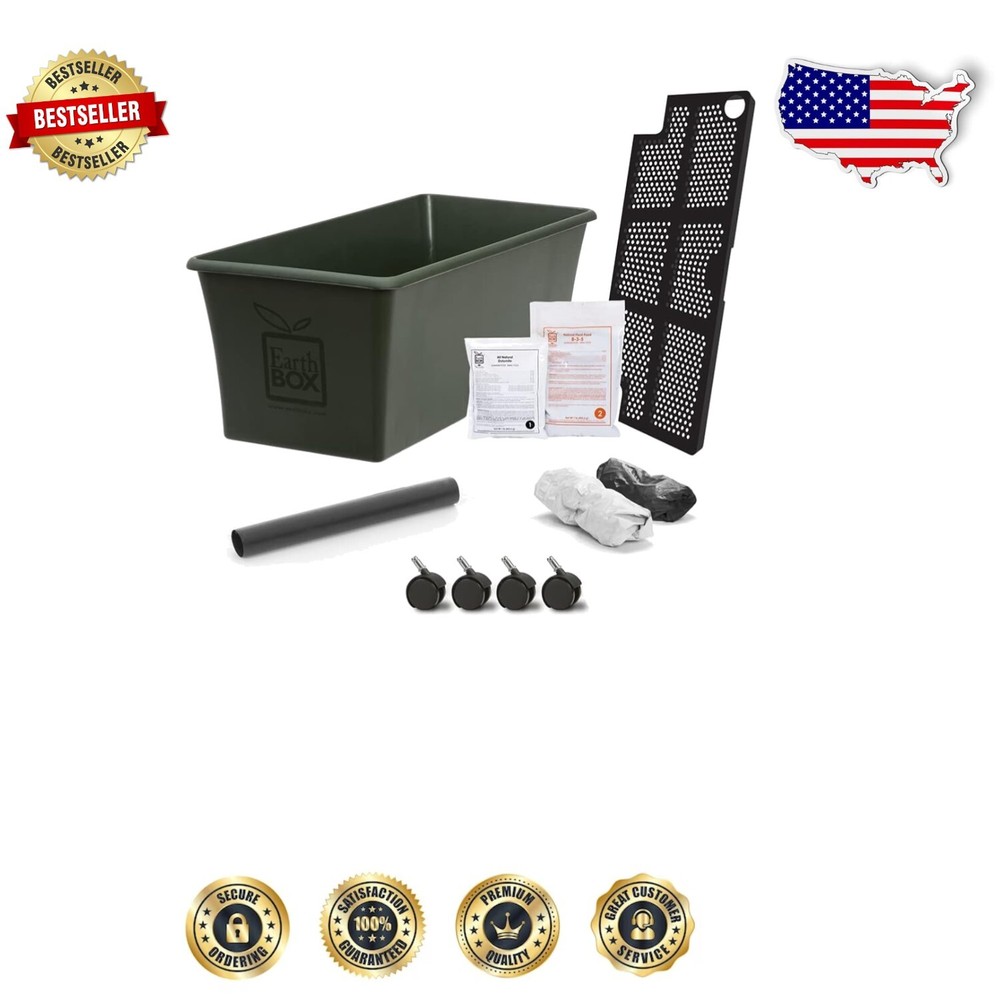 Eco-Friendly Organic Gardening Kit with Patented Self-Watering System - 16 oz.