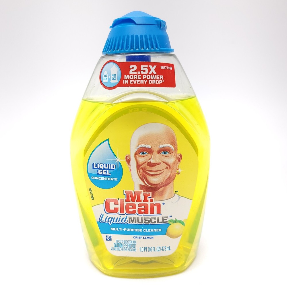 Mr Clean Liquid Muscle Gel Concentrate Multi Purpose Cleaner Crisp Lemon 16 Oz