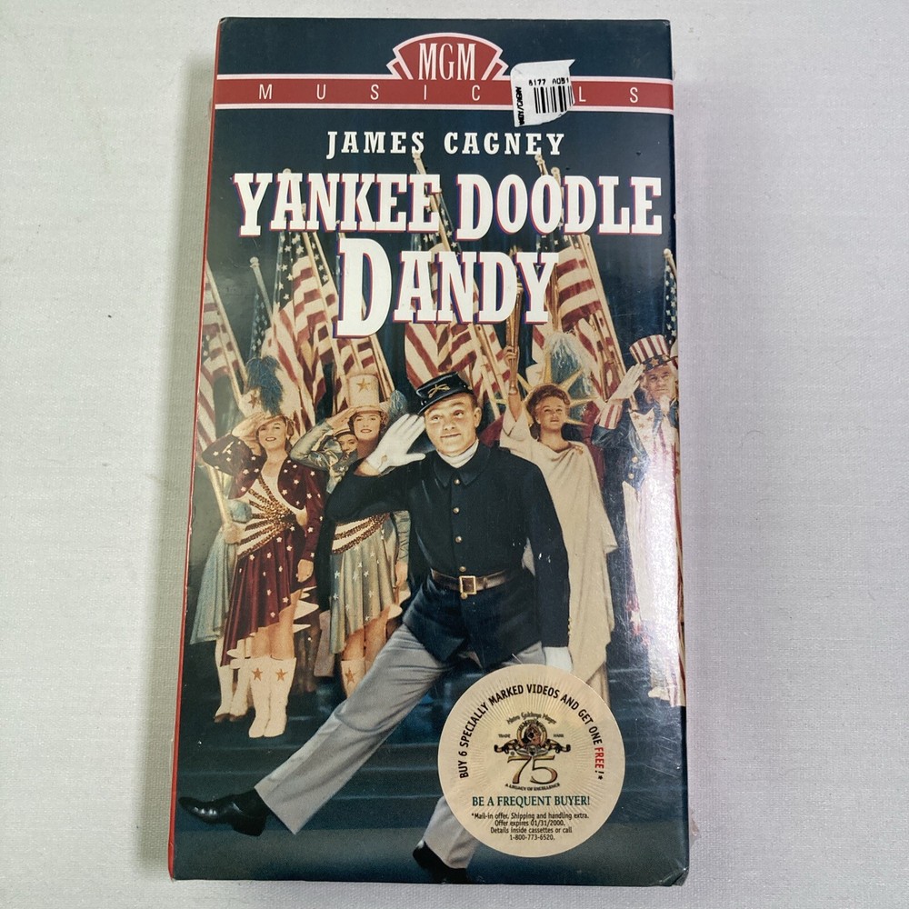 Yankee Doodle Dandy 1942 (VHS 1999) James Cagney, Joan Leslie, Classic Musical