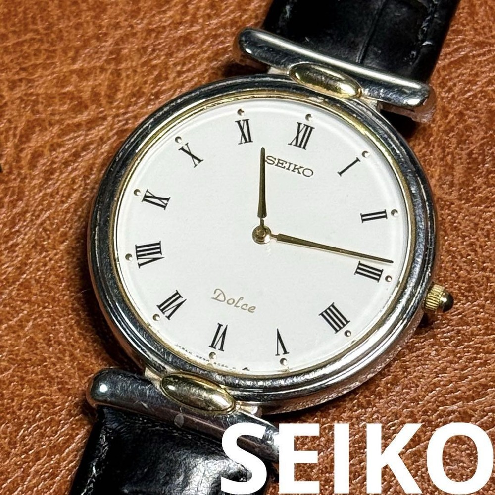 Vintage Seiko Dolce Roman 80 A2 Rare Operating Watch