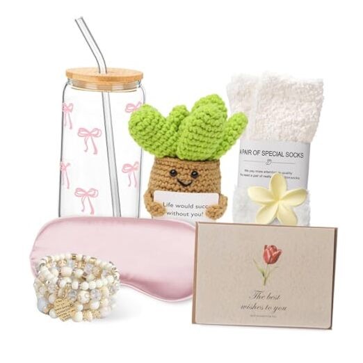 Get Well Soon Gift Baskets for Women - Unique Birthday Gifts Basket for