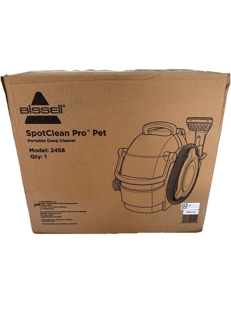 Bissell SpotClean Pet Pro 2458 Portable Carpet Cleaner for Stains