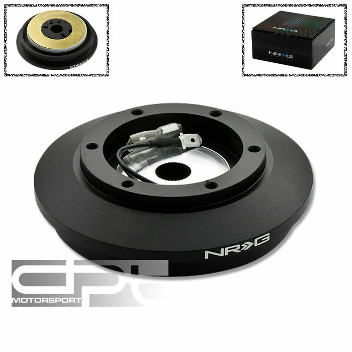 NRG STEERING WHEEL 6-HOLE ALUMINUM BALL BEARING RACE SHORT HUB ADAPTER SRK-121H