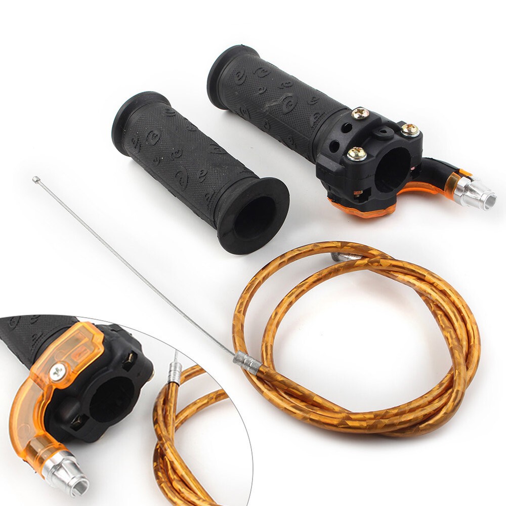 Twist Throttle Grip Cable for 47cc 49cc Mini Dirt Bike ATV Quad