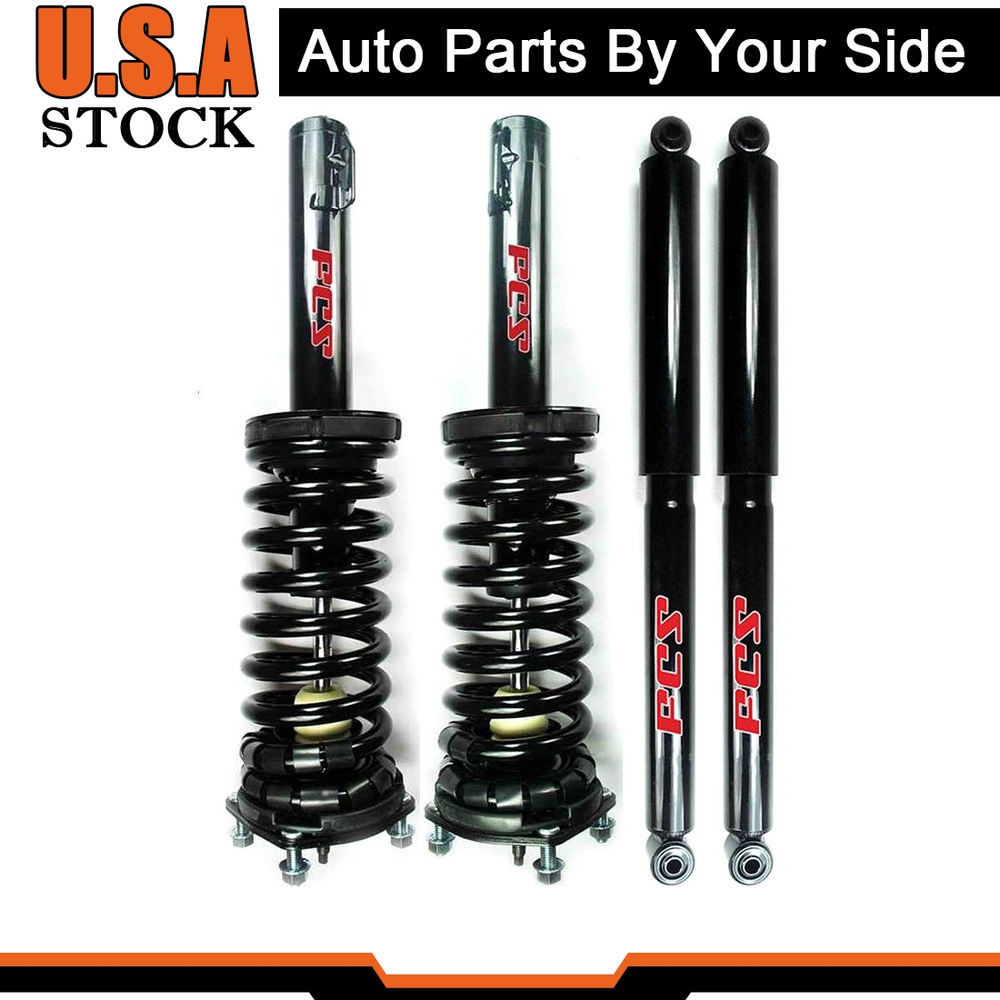 Front Strut & Rear Shock For 2005-2009 jeep Grand Cherokee 4X4_