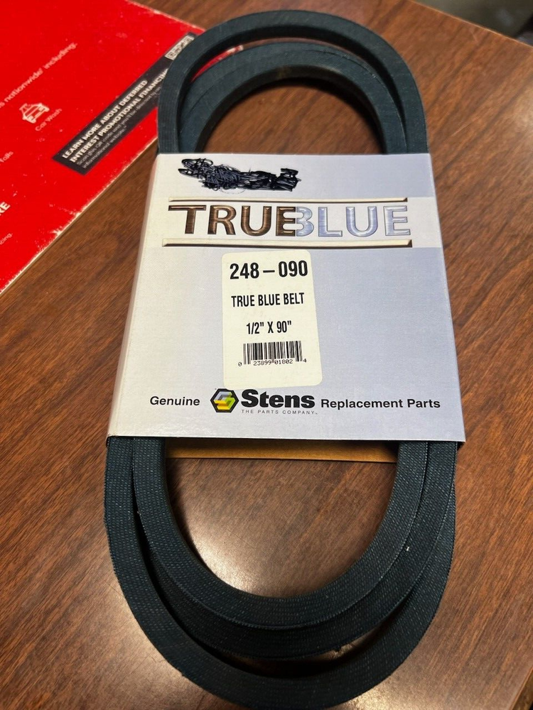 STENS 248-090 1/2 Inch x 90 Inch True Blue Replacement Belt