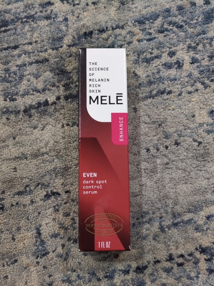 Mele Enhance Even Dark Spot Control Serum 1oz for Melanin-Rich Skin