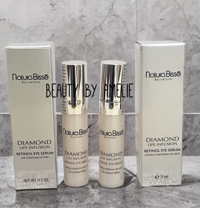 NEW Natura Bisse Diamond Life Infusion Retinol Eye Serum 0.1 oz SEALED! 2✖️